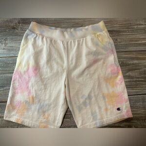 Champion Cotton Cloud Tye Dye Shorts Size Large